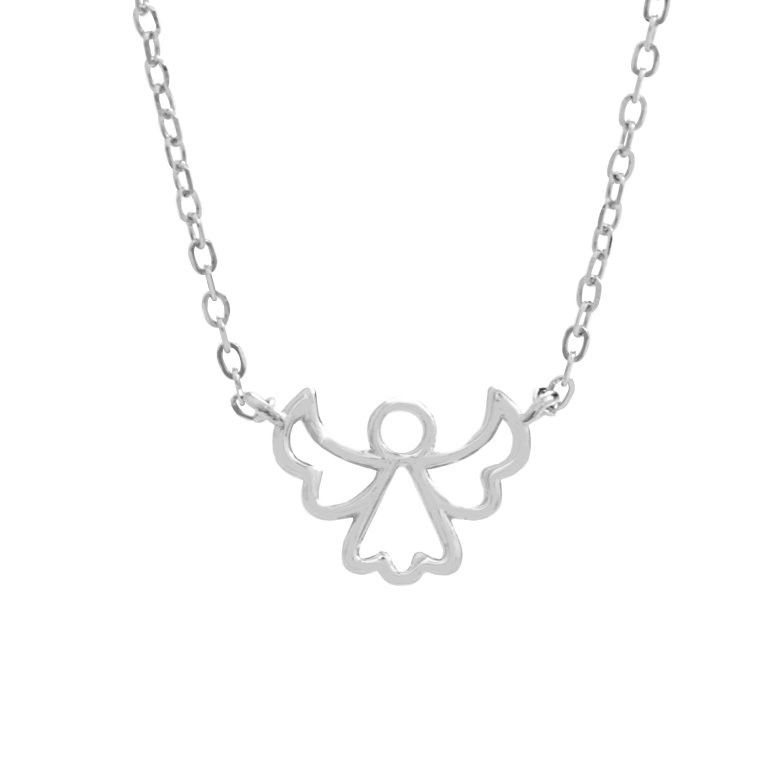 Stříbrný náhrdelník mini anděl JSB BIJOUX