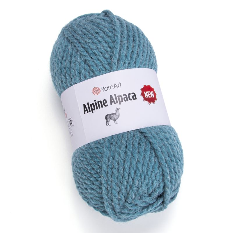 Příze Alpine Alpaca - zelenomodrá YarnArt