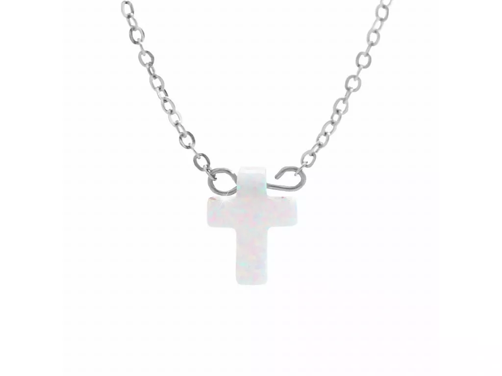 Náhrdelník opálový křížek JSB BIJOUX