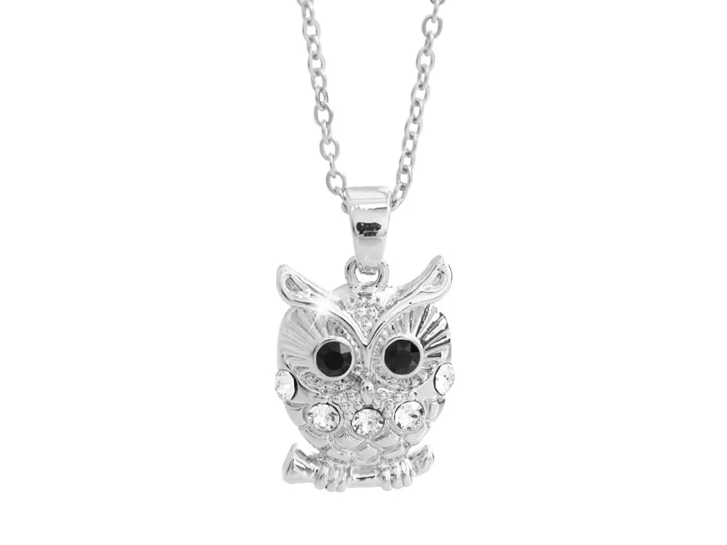 Náhrdelník sova Swarovski JSB BIJOUX