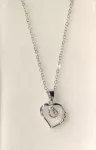 Náhrdelník srdce s uzlem Swarovski JSB BIJOUX