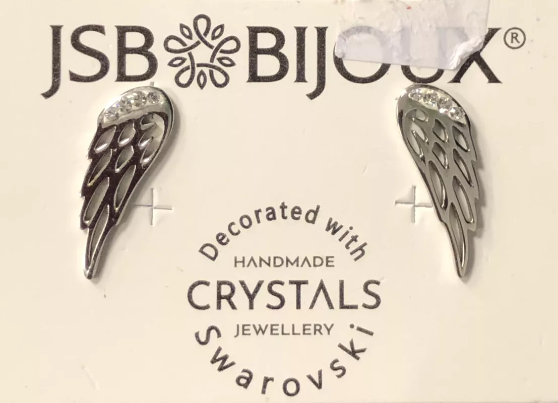 Náušnice křídlo Swarovski JSB BIJOUX