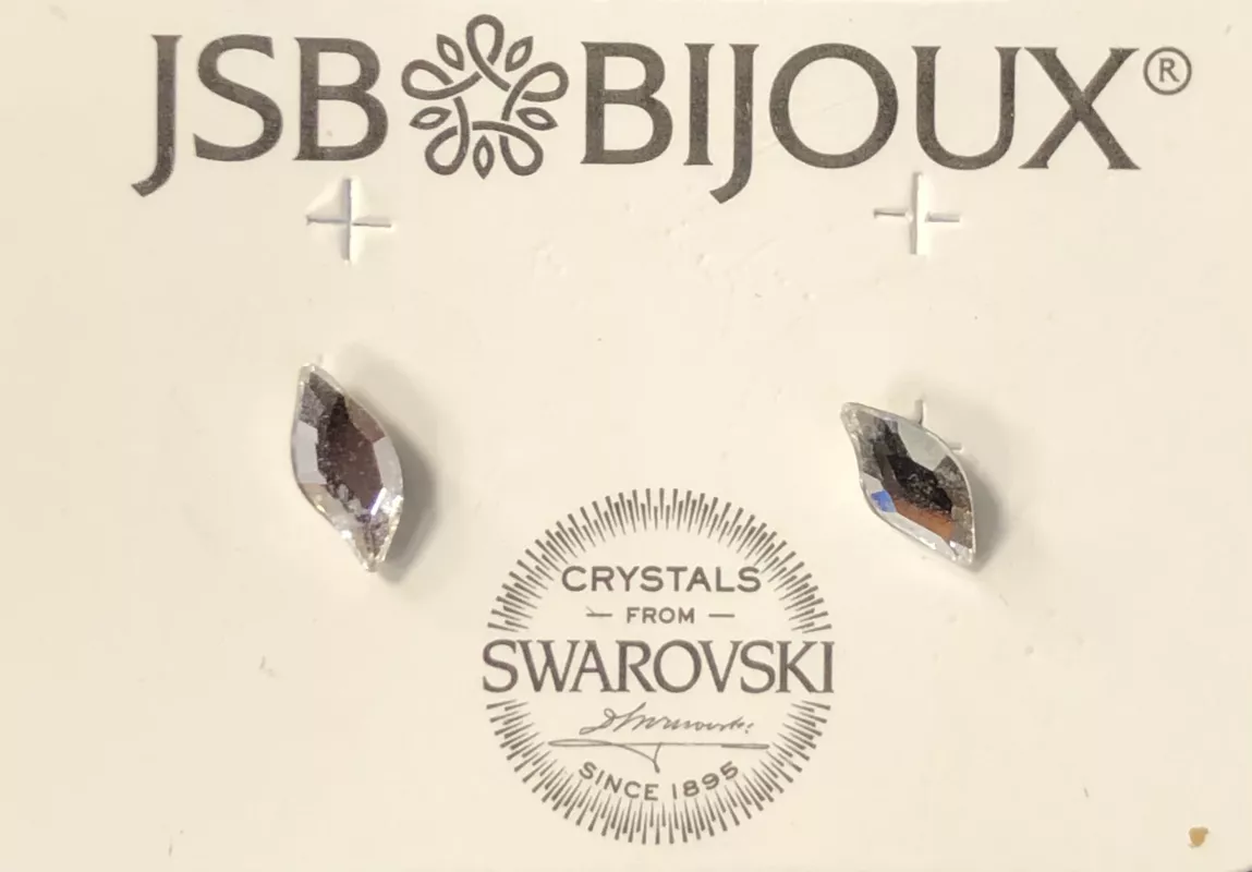 Náušnice lísteček Swarovski JSB BIJOUX