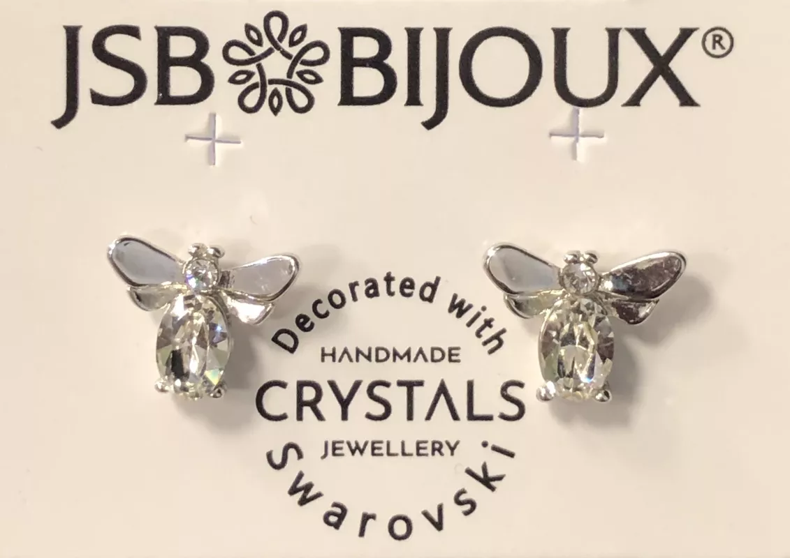 Náušnice můra Swarovski JSB BIJOUX