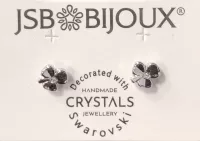Náušnice trojlístek Swarovski