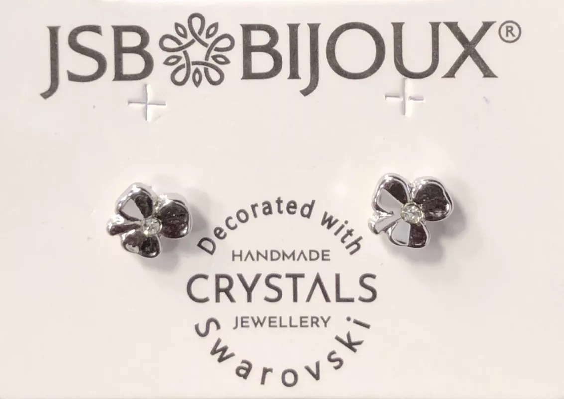 Náušnice trojlístek Swarovski JSB BIJOUX
