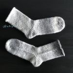 Pletené ponožky - šedé  ( 36/37 )