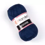 Příze Begonia - tmavě modrá