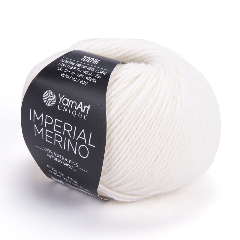 Příze Imperial Merino - bílá YarnArt