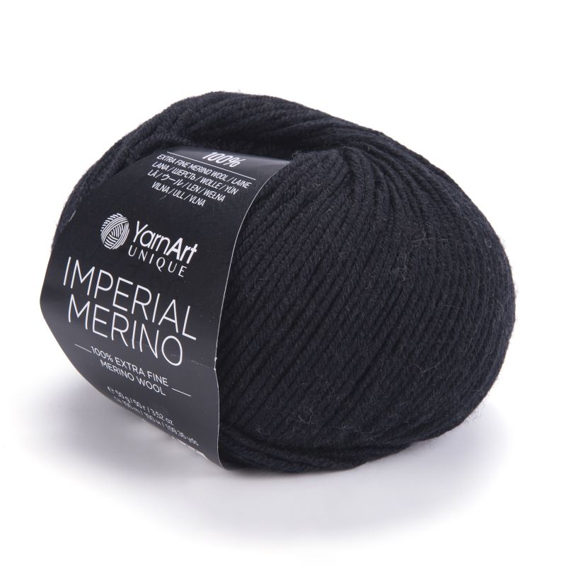 Příze Imperial Merino - černá YarnArt