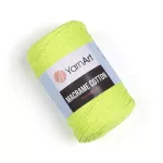 Příze Macrame Cotton - neonově žlutá