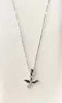 Stříbrný náhrdelník mini andělíček Swarovski JSB BIJOUX