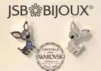 Náušnice Čivava Swarovski