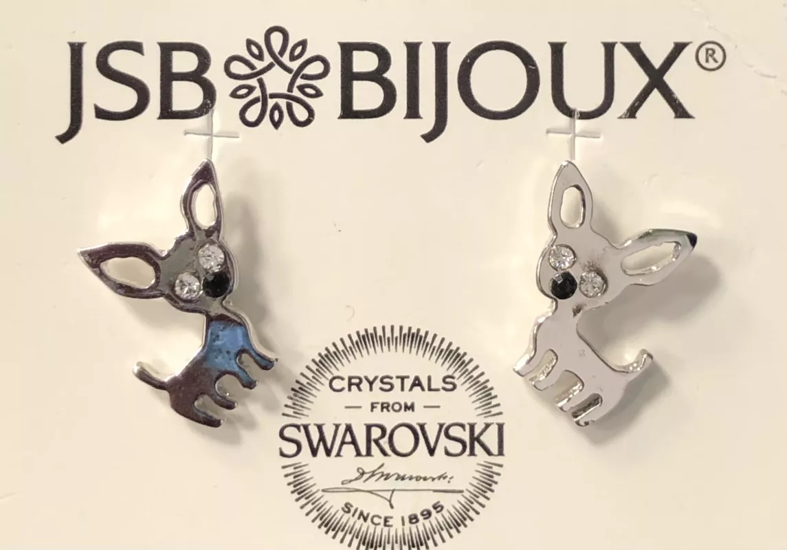 Náušnice Čivava Swarovski JSB BIJOUX