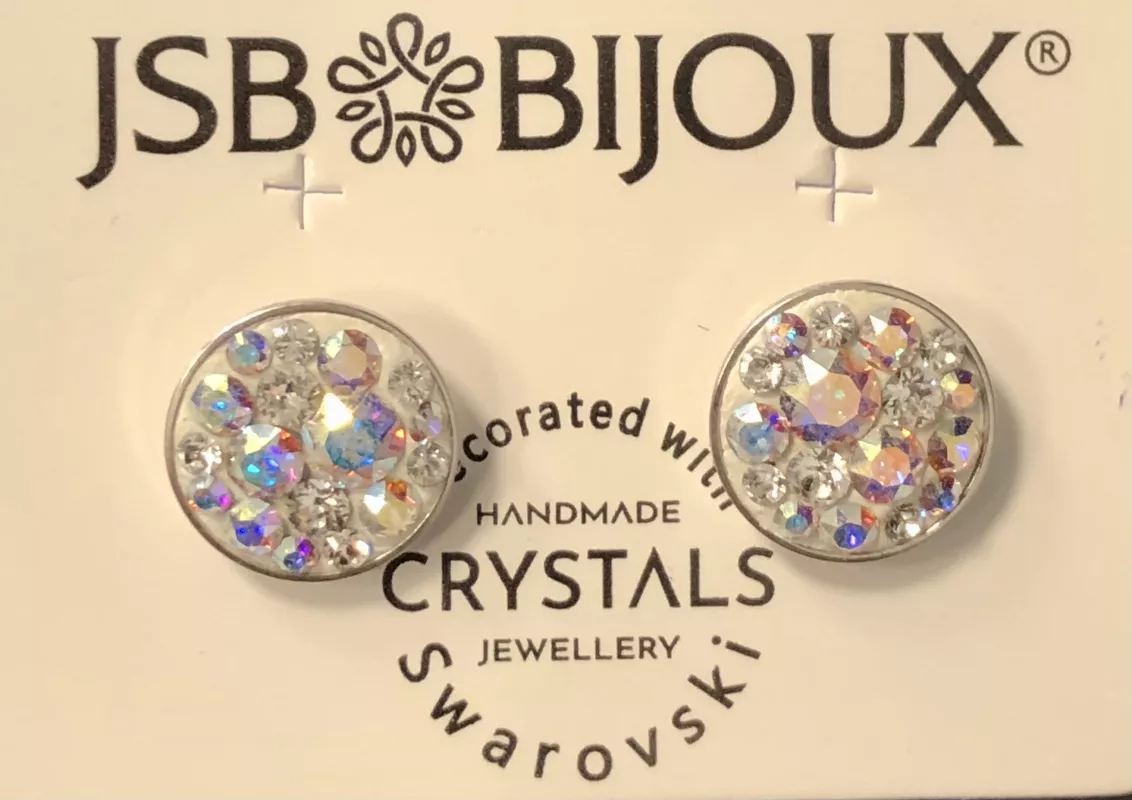 Náušnice kolečko 11mm Swarovski JSB BIJOUX