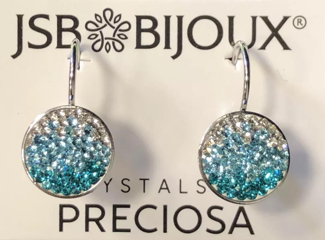 Náušnice ve hmotě vystínované Preciosa JSB BIJOUX