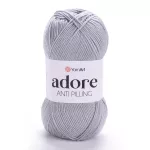 Příze Adore - světle šedá