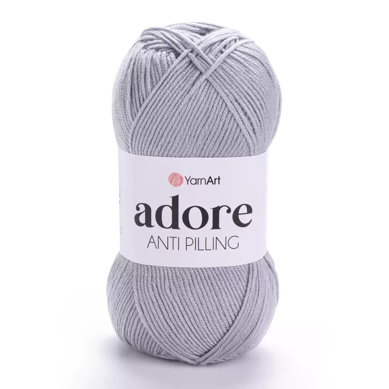 Příze Adore - světle šedá YarnArt