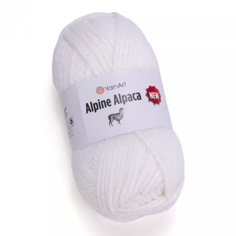 Příze Alpine Alpaca - bílá YarnArt