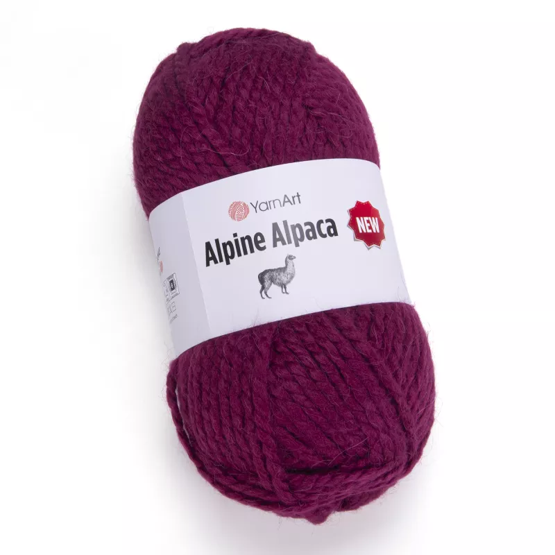 Příze Alpine Alpaca - fialová YarnArt