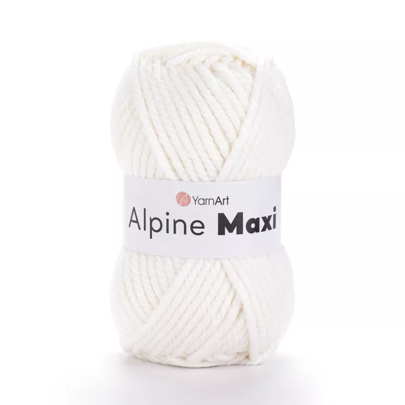 Příze Alpine Maxi - bílá YarnArt