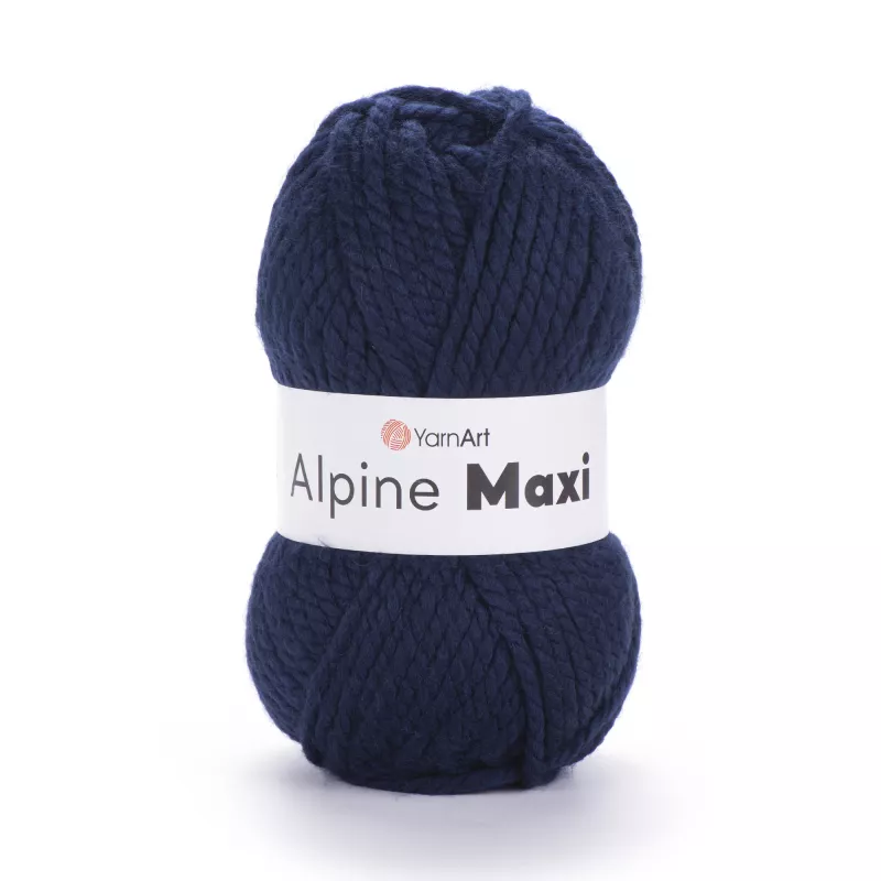 Příze Alpine Maxi - tmavě modrá YarnArt