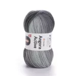 Příze Angora Active - černá