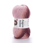 Příze Angora Active -hnědá 3