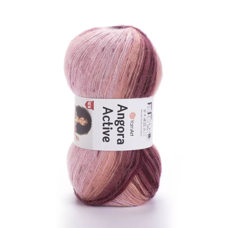 Příze Angora Active -hnědá 3 YarnArt