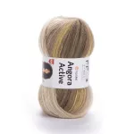 Příze Angora Active - hnědá