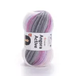 Příze Angora Active - růžovofialková