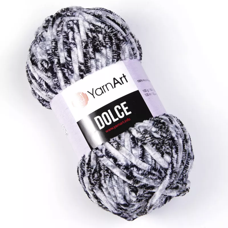 Příze Dolce - žíhaná 801 YarnArt
