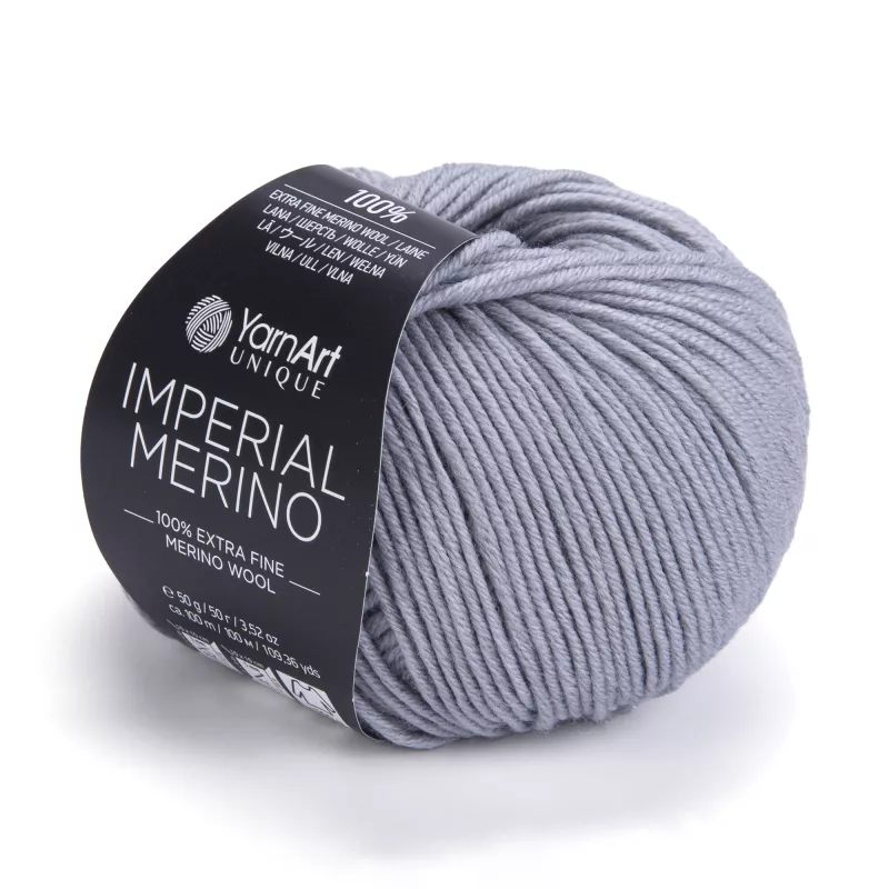 Příze Imperial Merino - šedá YarnArt