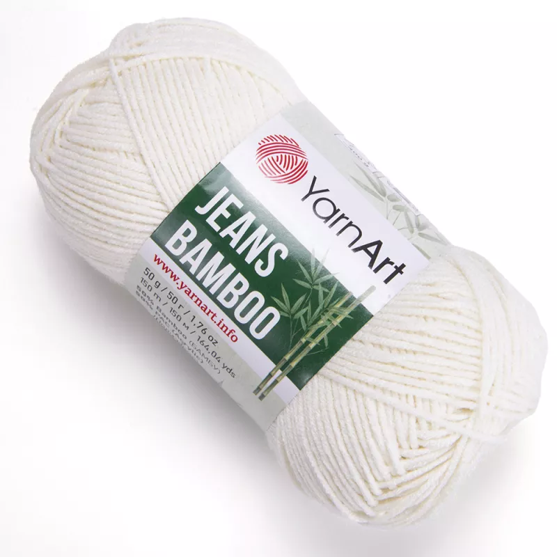 Příze Jeans Bamboo - smetanová YarnArt