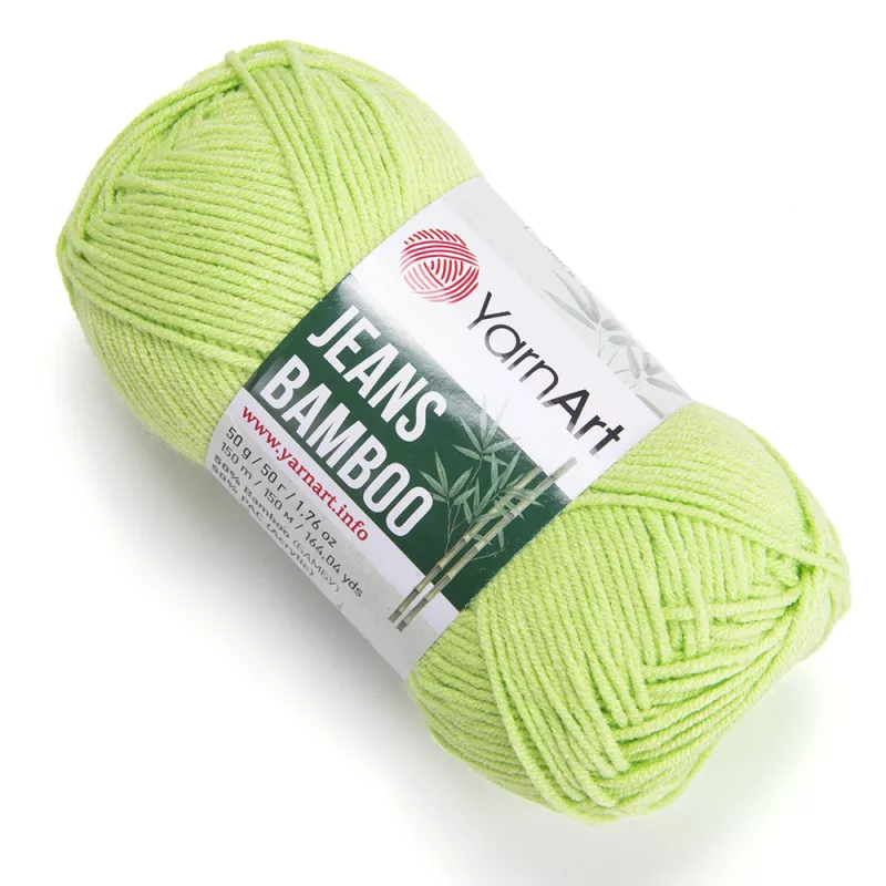 Příze Jeans Bamboo - světle zelená YarnArt