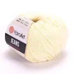 Příze Jeans - světlounce žlutá