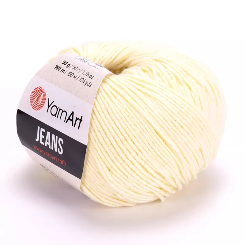Příze Jeans - světlounce žlutá YarnArt