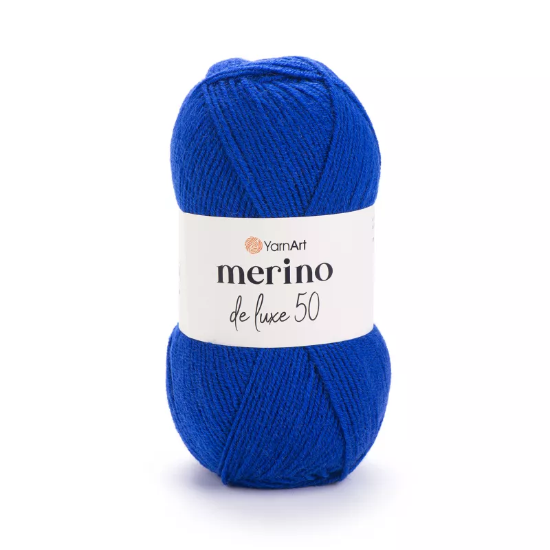Příze Merino De Luxe 50 - modrá YarnArt