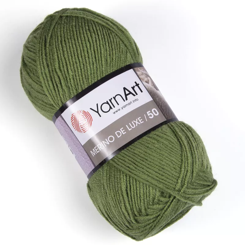 Příze Merino De Luxe 50 - zelená YarnArt