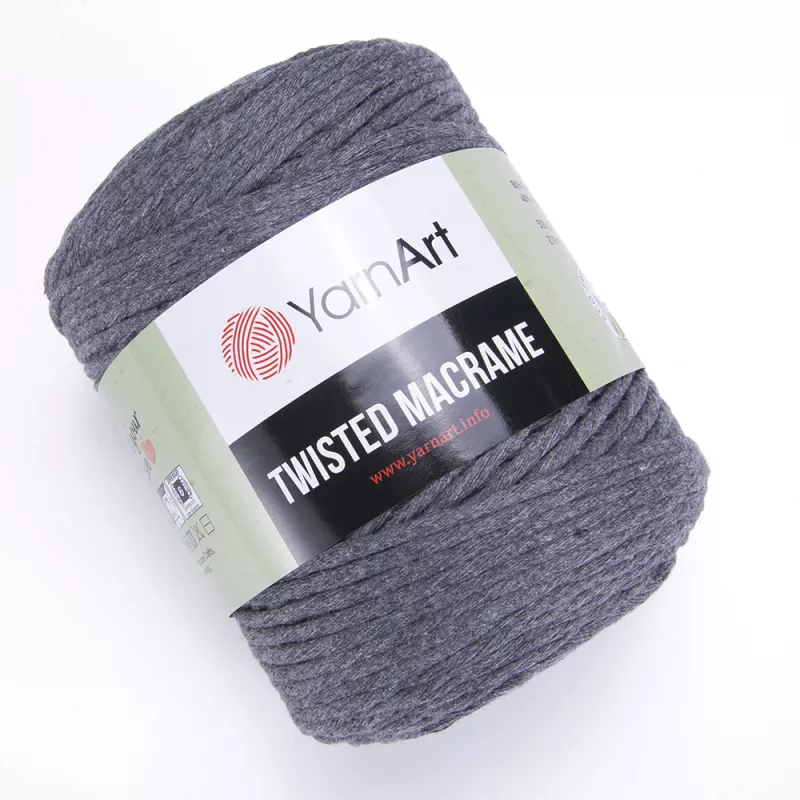 Příze Twisted Macrame - antracitová YarnArt
