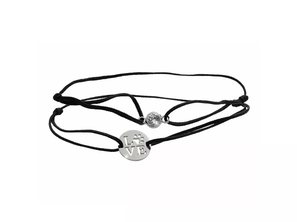 Sada šňůrkových náramků Swarovski JSB BIJOUX