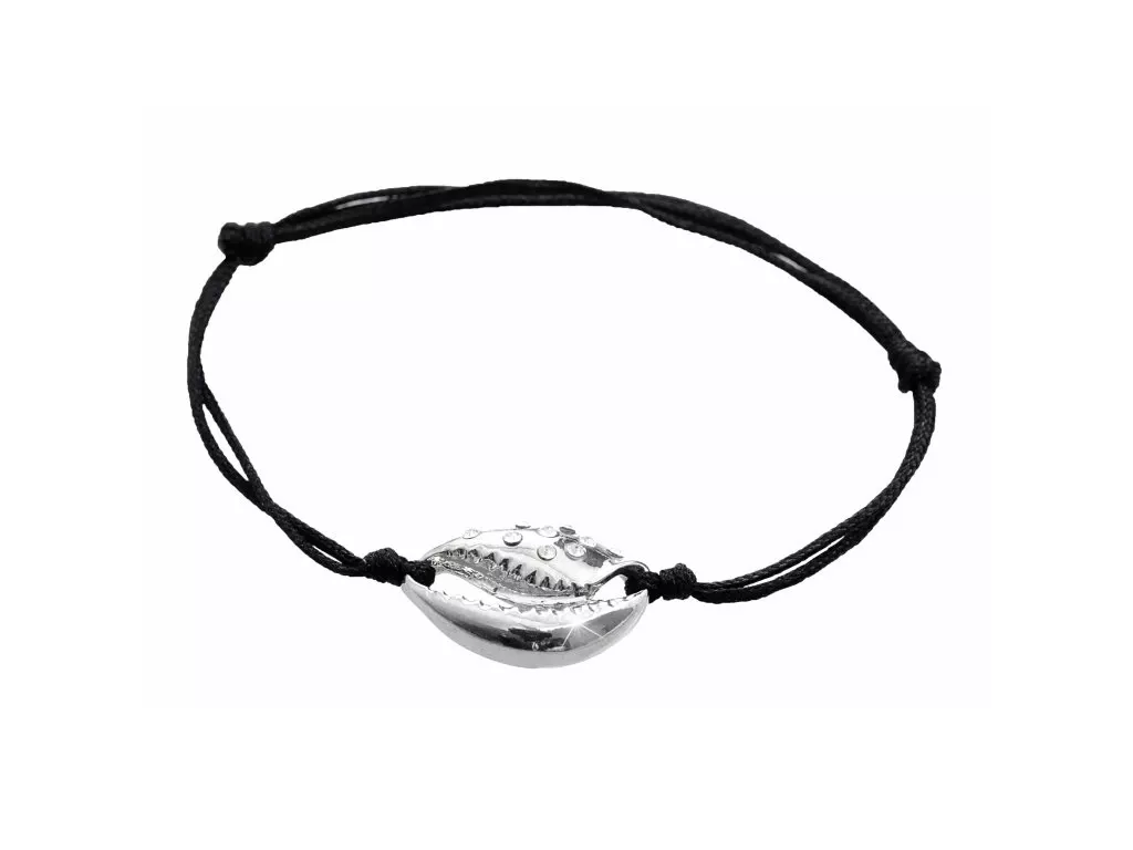 Šňůrkový náramek mušle Swarovski JSB BIJOUX