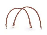 Ucha na tašky 48-50 cm - hnědá