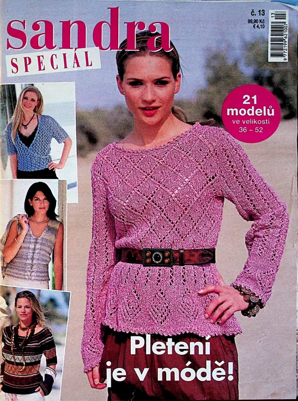 Časopis SANDRA - pletení