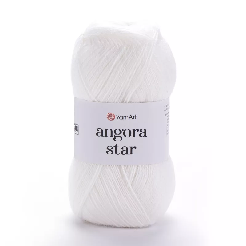 Příze Angora Star - bílá YarnArt