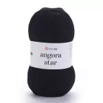 Příze Angora Star - černá