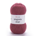Příze Angora Star - červenorůžová