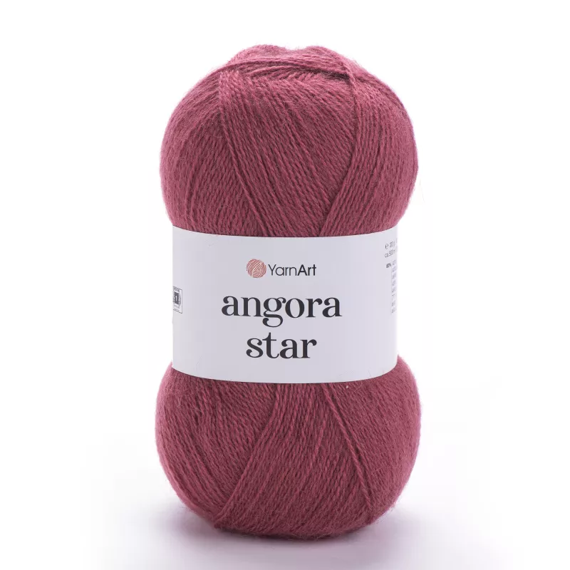 Příze Angora Star - červenorůžová YarnArt