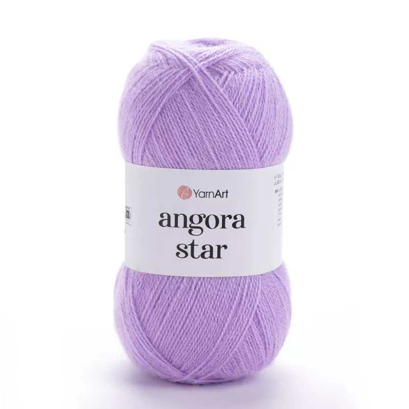 Příze Angora Star - světle fialová YarnArt