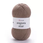 Příze Angora Star - světle hnědá